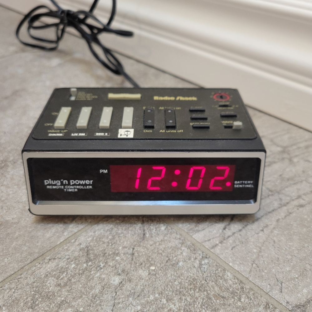 Vintage Radio Shack Plug 'N Power Remote Controller Timer 61-2670 Tested Works